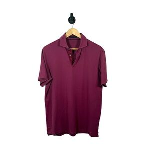 Greyson Men’s Saranac Stretch Golf Polo in Maroon Red Size M